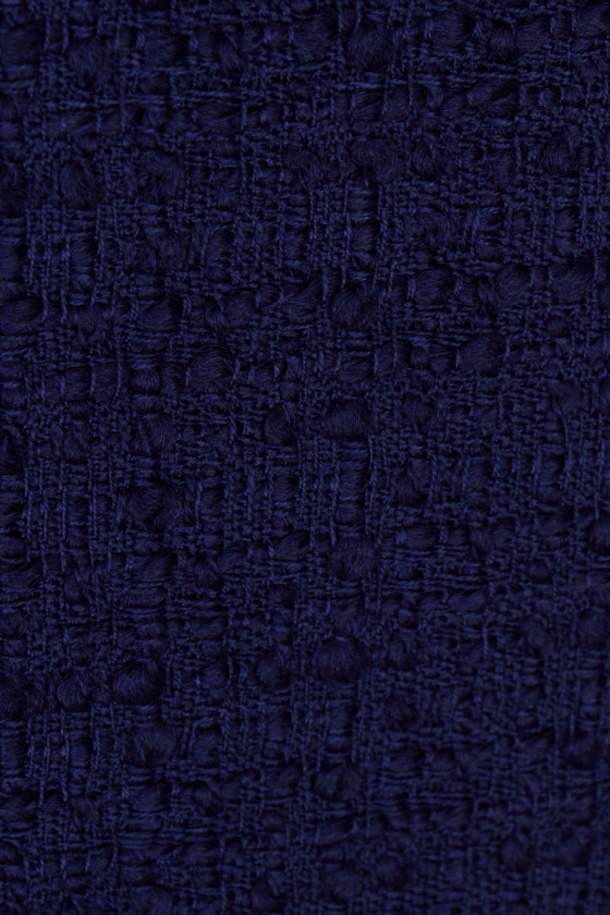 Chanel boucle vilnas navy zils