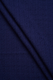 Chanel boucle lana azul marino