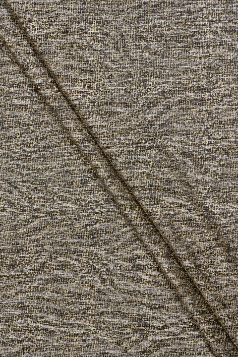 Gold-black pleated evening fabric
