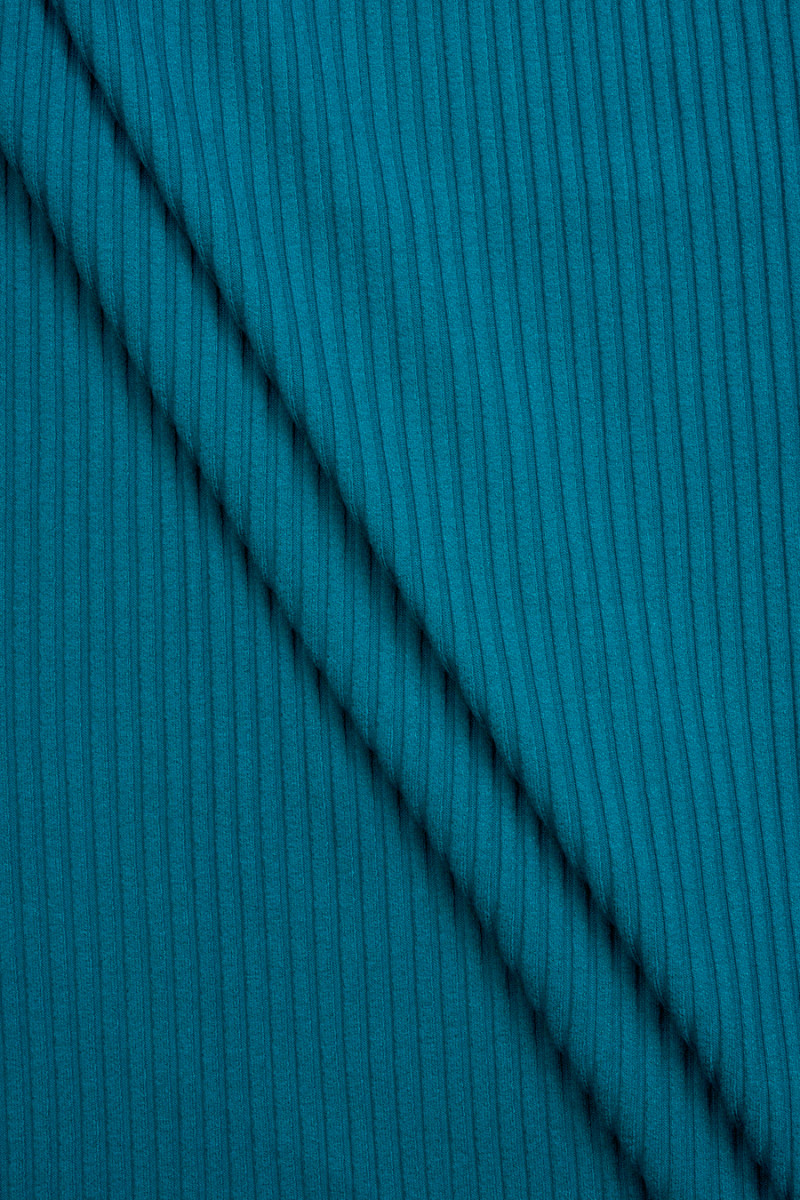 Marine ribbed knit fabric