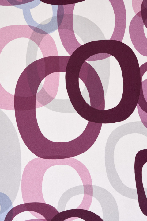 Silk Satin Geometric Circles