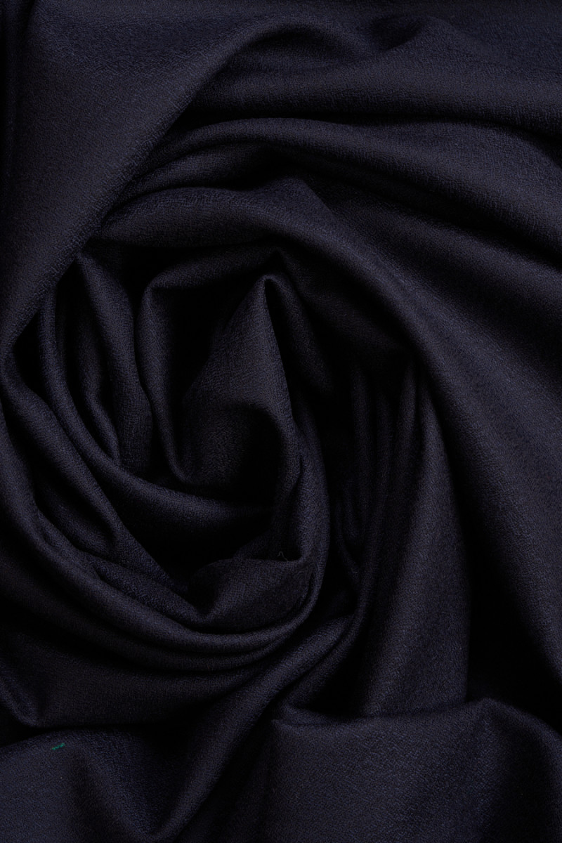 Merino Dark Navy Navy COUPON Kostümwolle 60 cm
