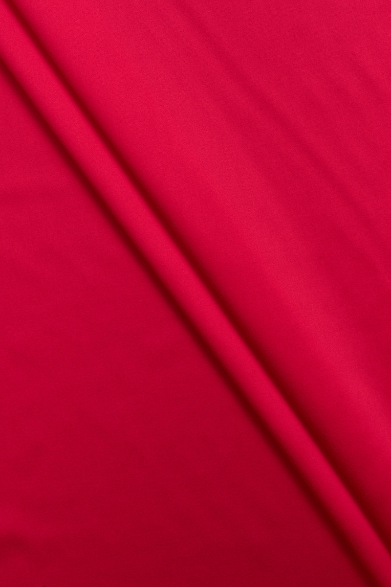 Viscose satin rouge COUPON 110 cm