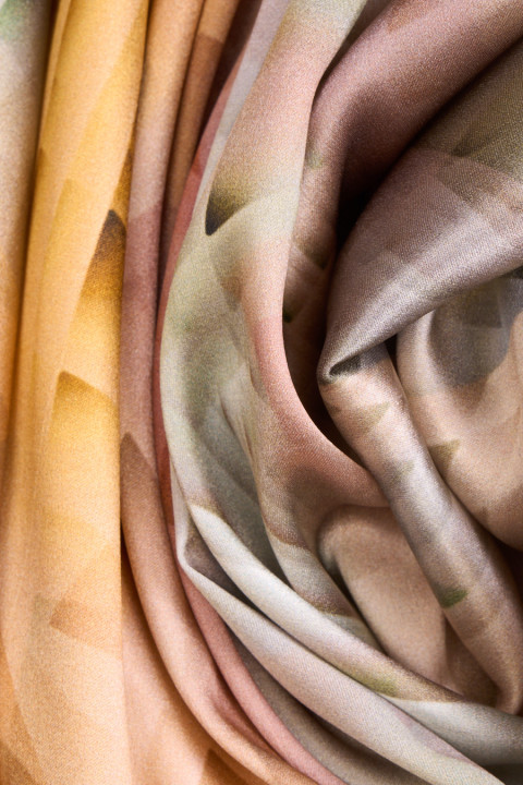 Satin silk 3D pattern