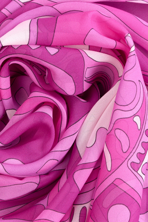 Fancy zijde chiffon