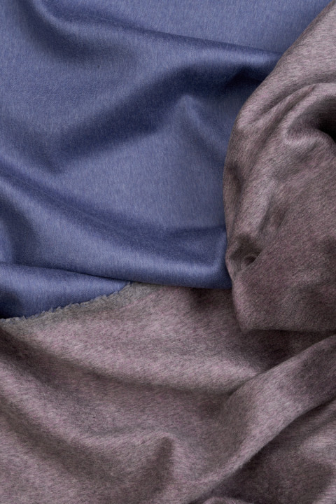 Coat wool with cashmere black