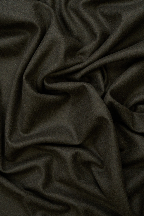 Coat wool with cashmere black