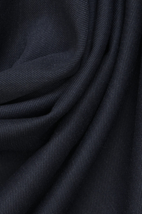 Navy blue costume wool