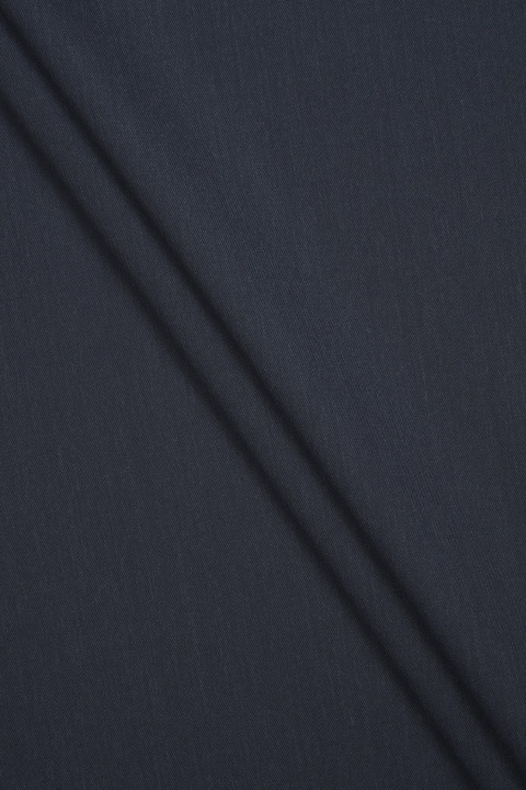 Navy blue costume wool