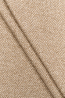 Beige chanel fabric with gold thread