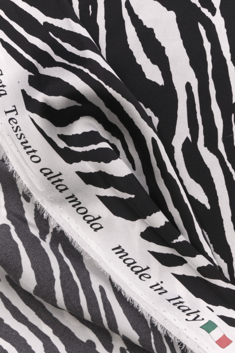 Satyna jedwabna zebra