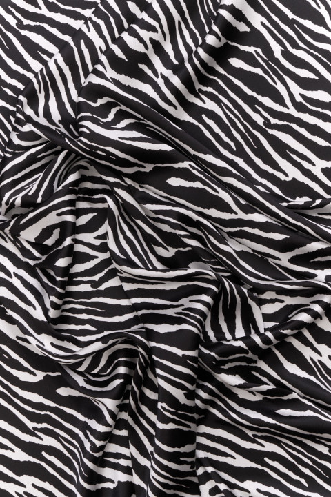 Silk Zebra Satin