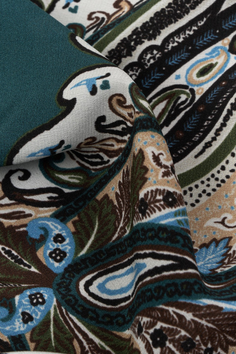 Oriental silk crepe coupon