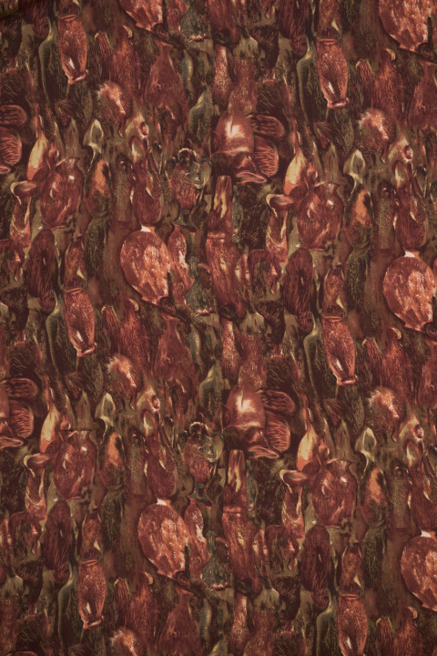 Viscose with blurred patterns