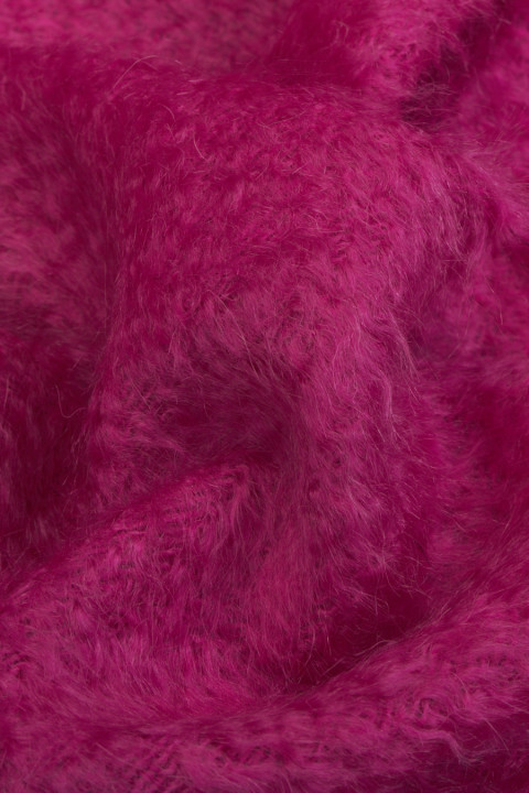 Pink coat fabric with Italian
