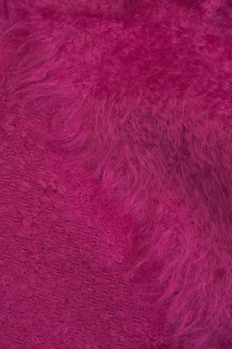 Pink coat fabric with Italian