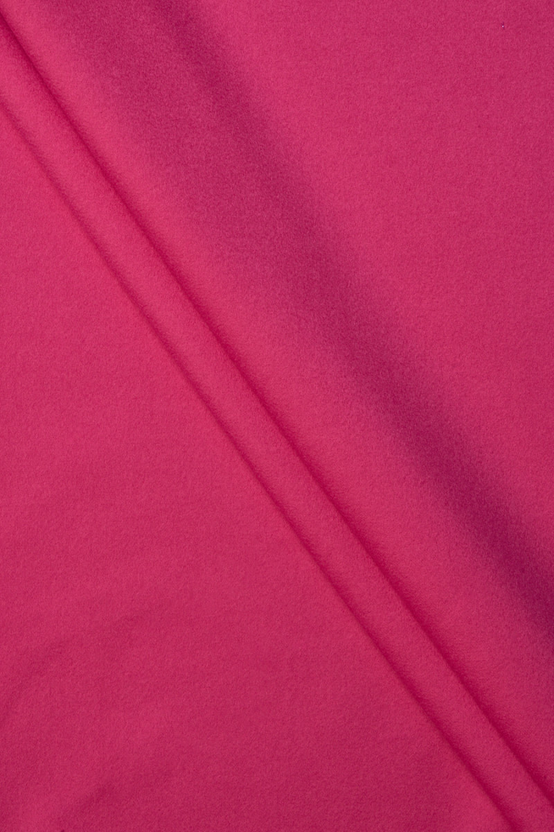 Tissu manteau rose bonbon