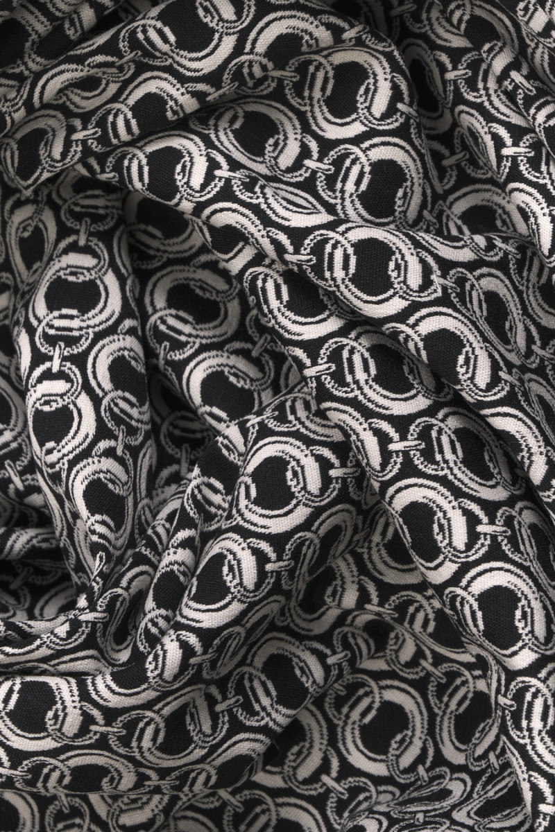 Żakard bawełniany łańcuchy KUPON 120cm