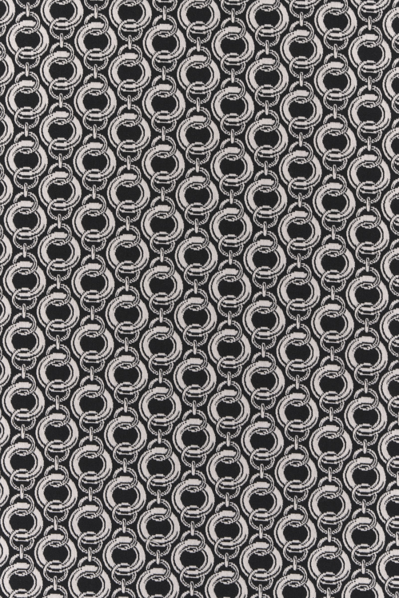 Żakard bawełniany łańcuchy KUPON 120cm