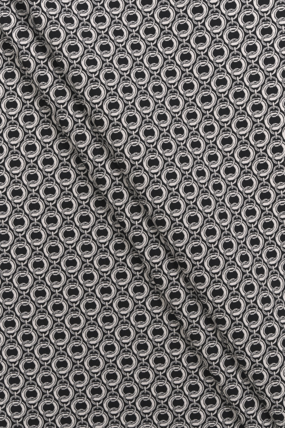 Żakard bawełniany łańcuchy KUPON 120cm