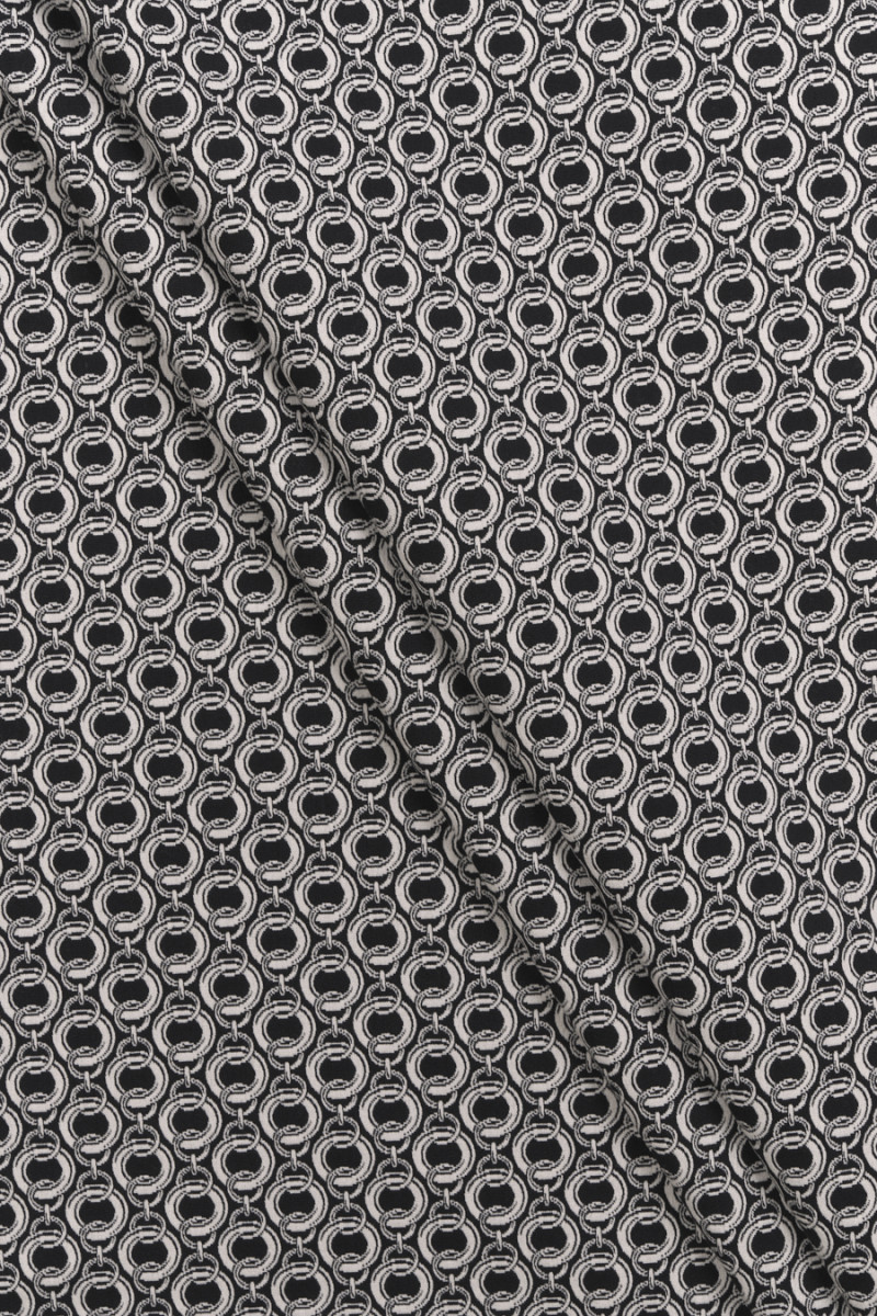 Żakard bawełniany łańcuchy KUPON 120cm