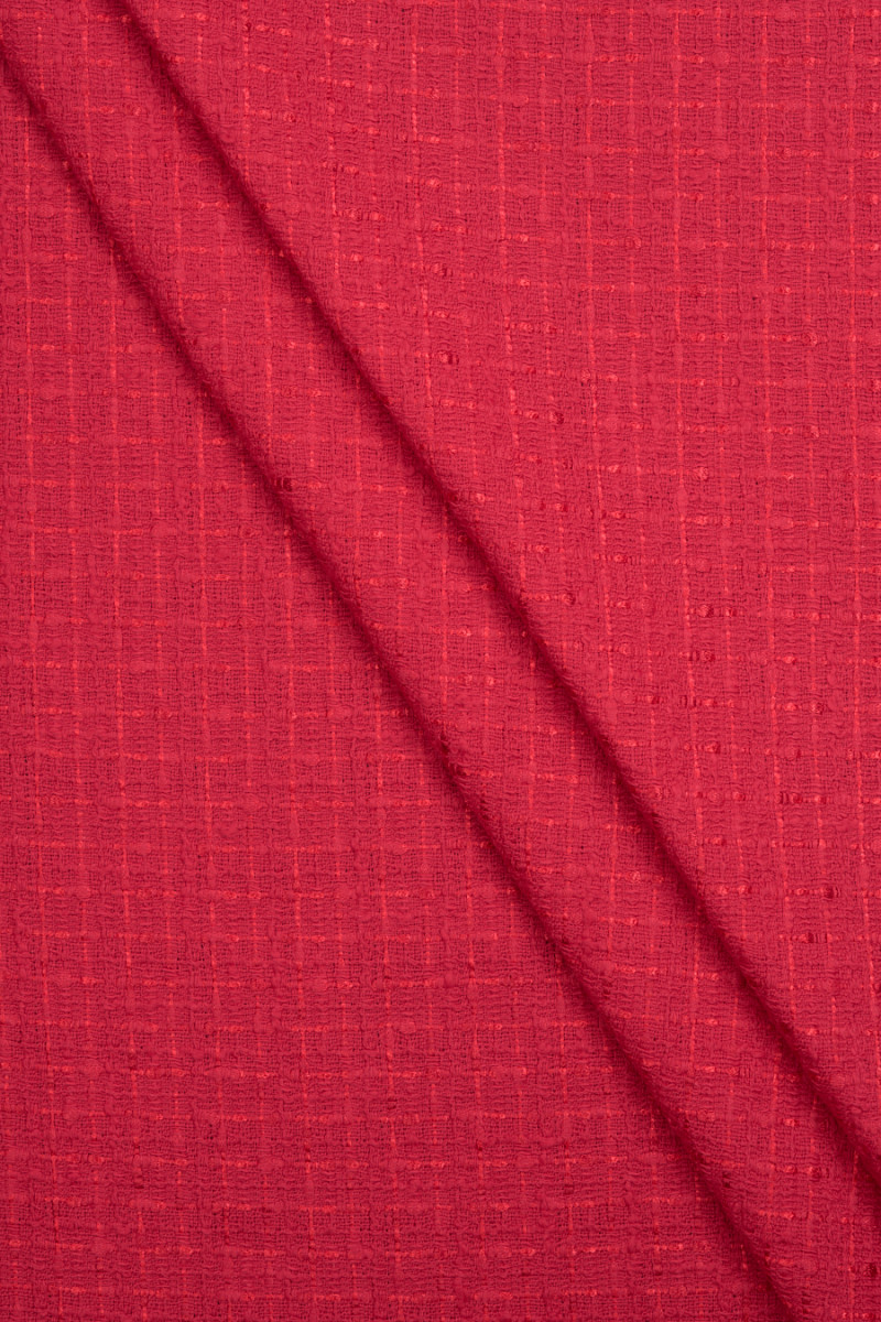 Tkanina typu chanel czerwona