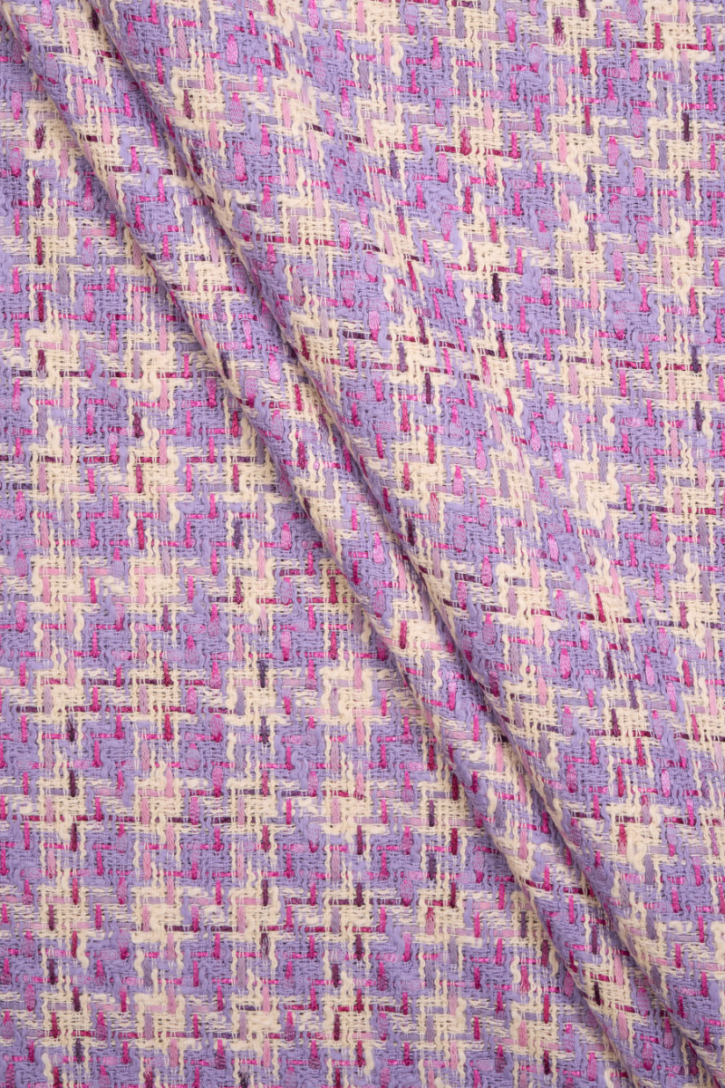 Chanel fabric purple