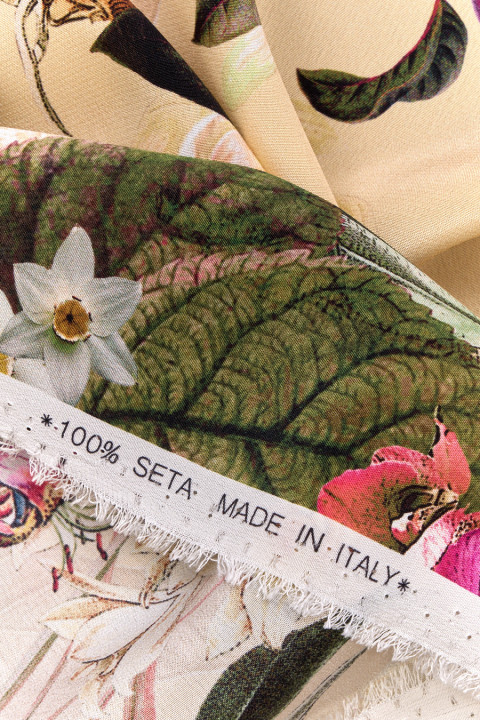 Crepe silk vegetation