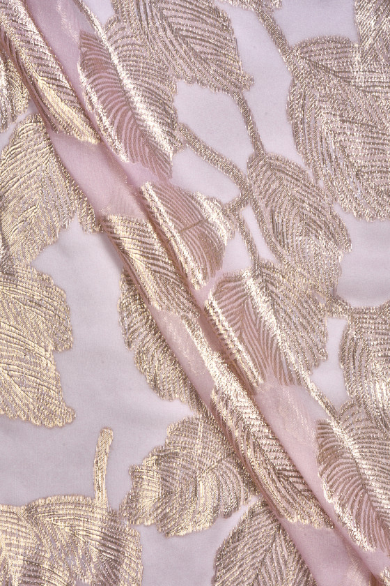 Silk fabric with shiny...