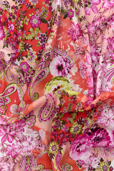 Soie jacquard orientale