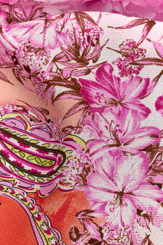 Keleti jacquard selyem