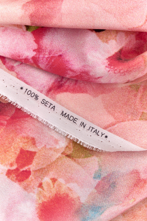 Silk crepe fuzzy flowers