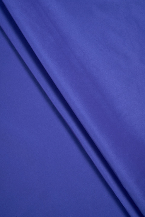 Cornflower blue two-tone polyester taffeta