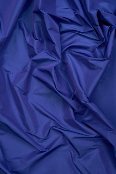 Cornflower blue two-tone polyester taffeta