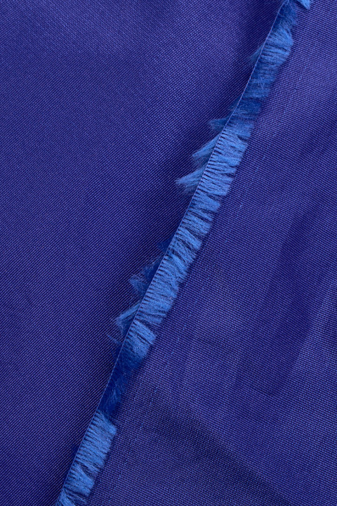Cornflower blue two-tone polyester taffeta