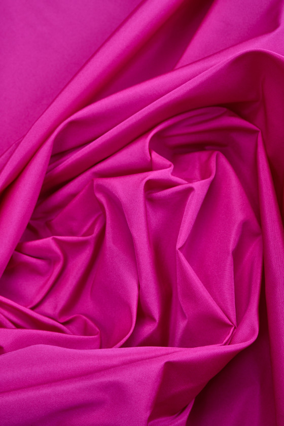 Fuchsia polyester taft