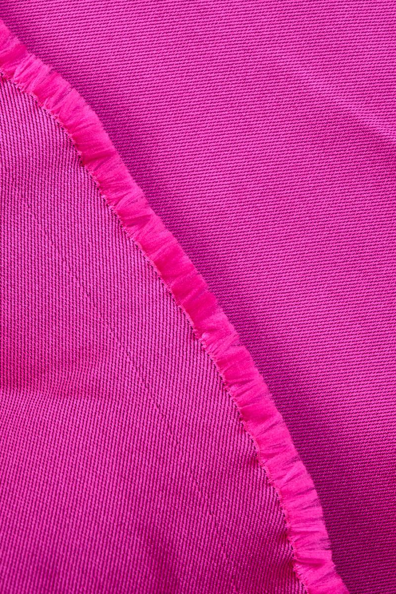 Taffetas de polyester bicolore fuchsia