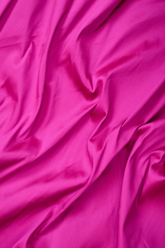 Polyester taft tofarvet fuchsia