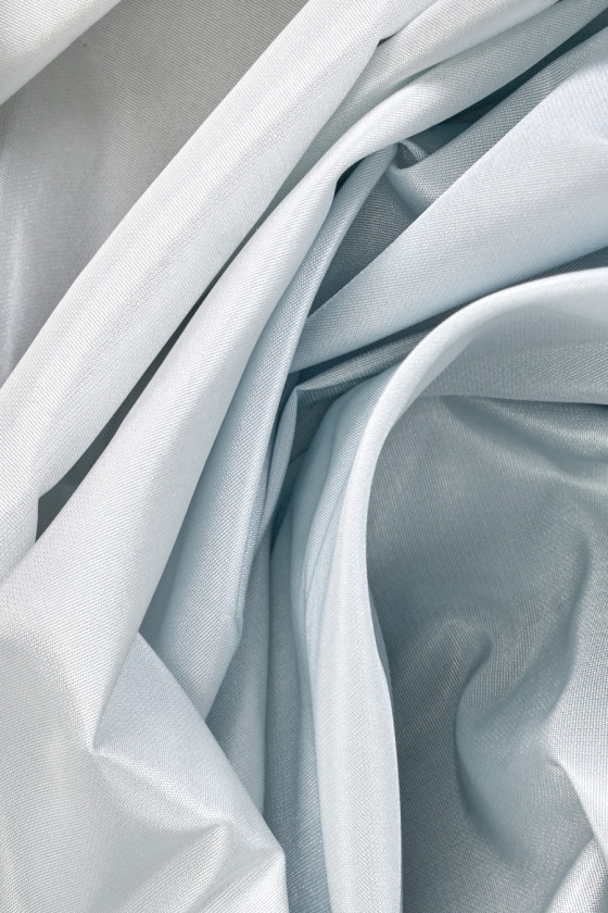 Blue shaded silk taffeta