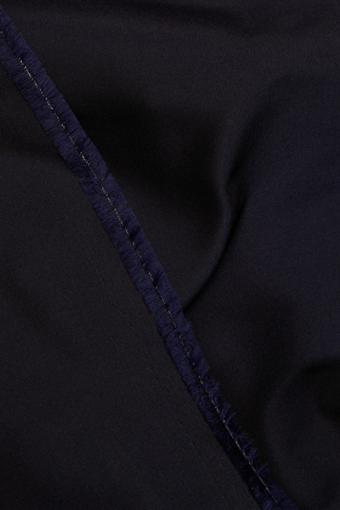 Silk taffeta dark navy blue
