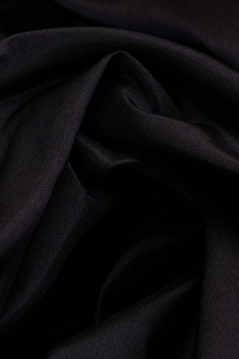Silk taffeta dark navy blue