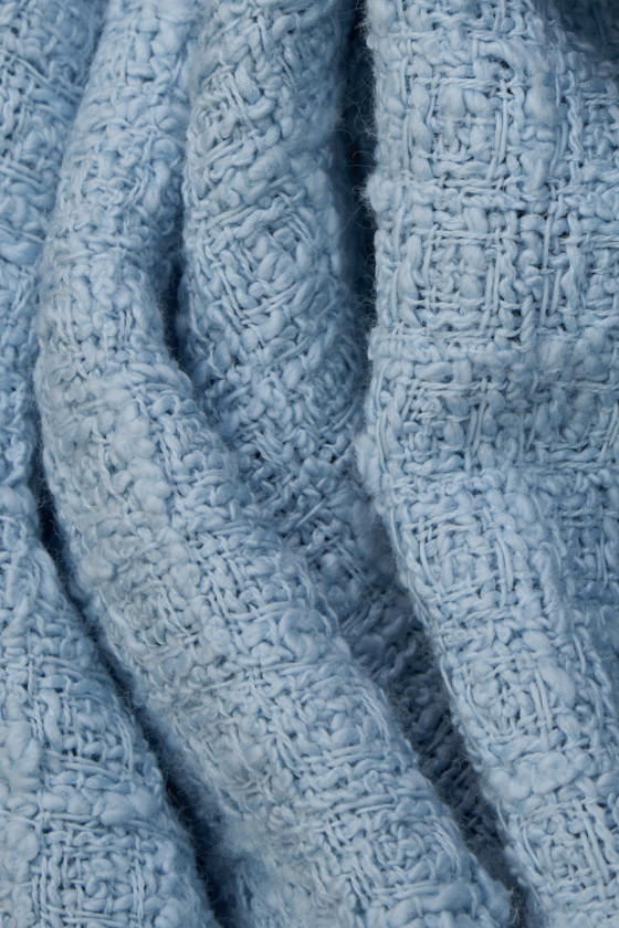 Chanel fabric blue COUPON 60cm