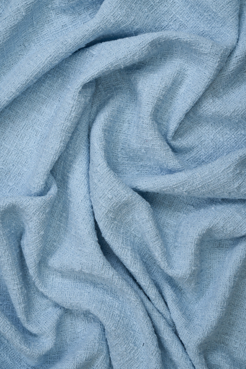 Chanel fabric blue COUPON 60cm