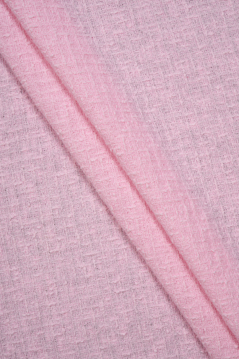 Tkanina typu chanel różowa