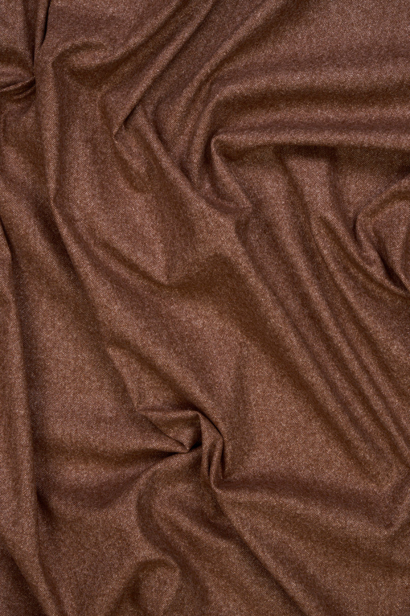 Brown melange costume fabric