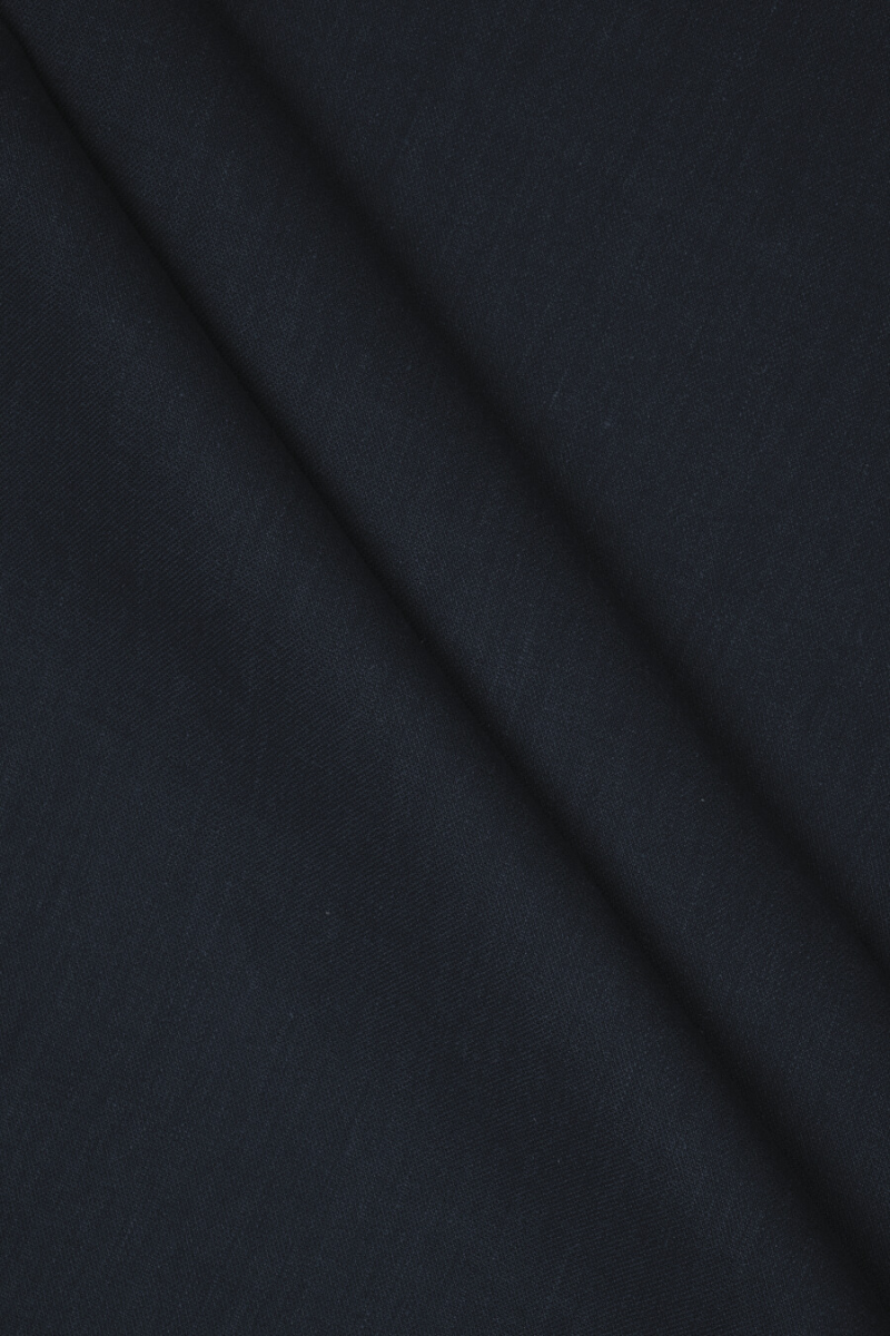 Dark navy blue linen