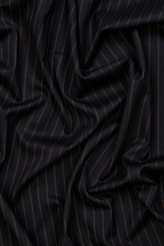 Dryžuota kostiumo vilna KUPON 160cm