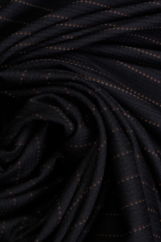 Gestreept kostuum wol KUPON 160cm