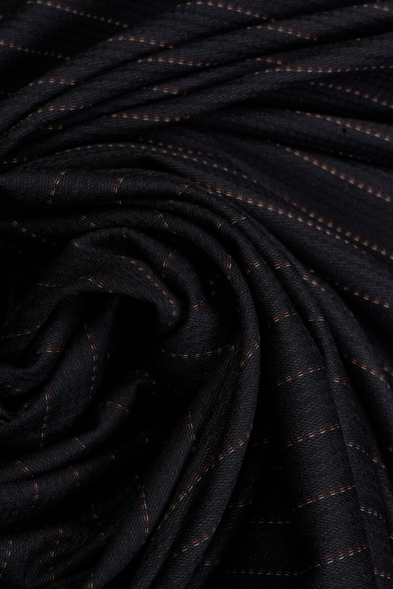 Pruhovaná kostýmová vlna KUPON 160cm