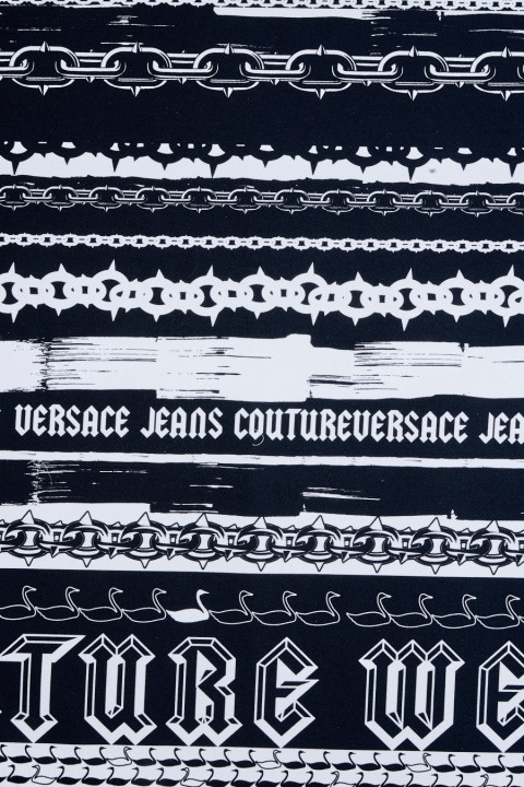 Baumwollähnliche Jeans mit Ketten